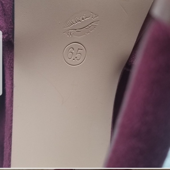 Sale Shoe Republic LA Maroon Color Heels - Picture 6 of 9